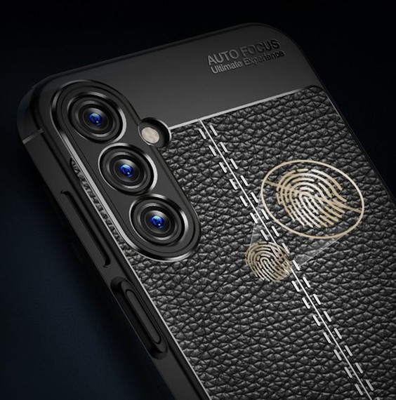 Samsung Galaxy A35 5G      Leather Texture Case    Navy