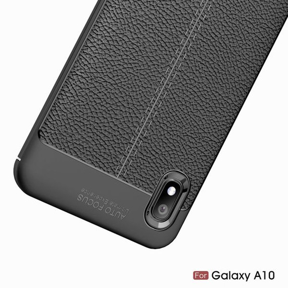 Samsung Galaxy A10      Leather Texture Case    Navy