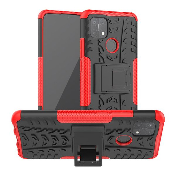 OPPO A15 Heavy Duty Case Red