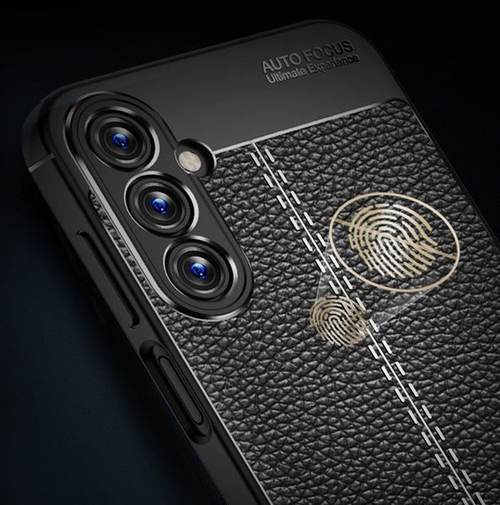 Samsung Galaxy A55 5G      Leather Texture Case    Navy