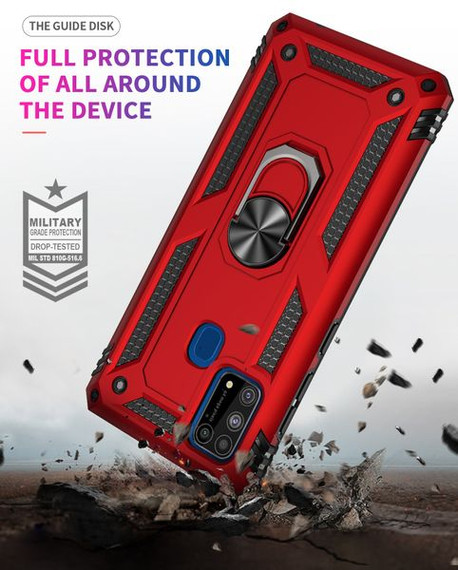 Samsung Galaxy M31      Military Armour Case    Red