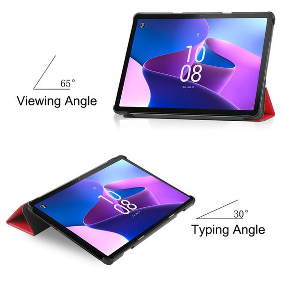 Lenovo Tab M10 (3rd Gen) TB328 Tri-Fold PU Case Red
