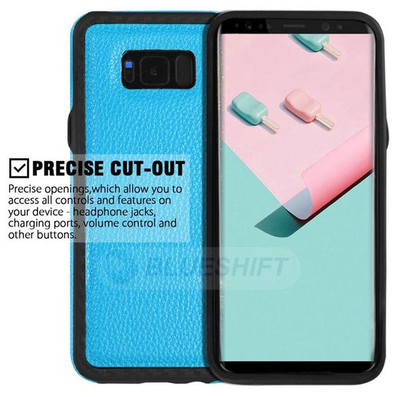 Samsung Galaxy S8 Plus Zipper Wallet Case LightBlue Samsung Galaxy S8 Plus Zipper Wallet Case LightBlue