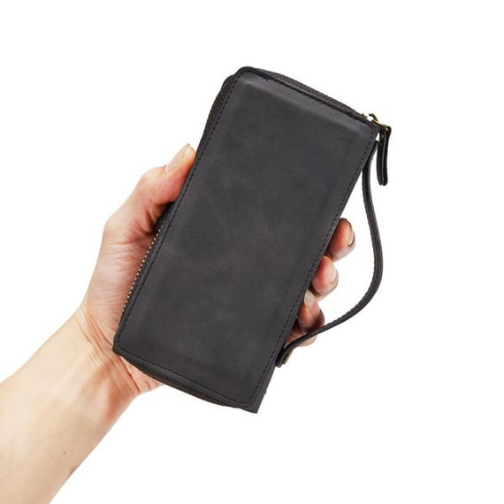 Samsung Galaxy S21 Plus      Deluxe Zipper Case    Black