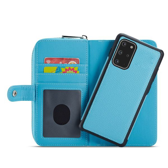 Samsung Galaxy S20 Plus      Zipper Wallet Case    LightBlue