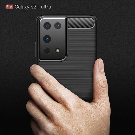 Samsung Galaxy S21 Ultra Carbon Fibre Case Navy Samsung Galaxy S21 Ultra Carbon Fibre Case Navy