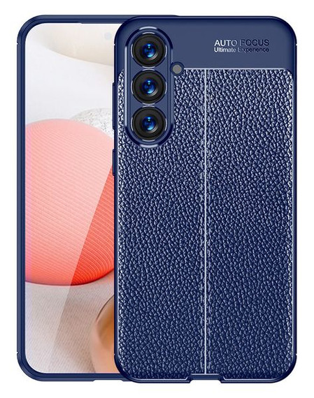 Samsung Galaxy S23 FE      Leather Texture Case    Navy