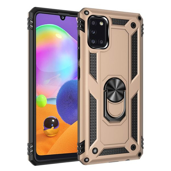 Samsung Galaxy A31      Military Armour Case    Gold