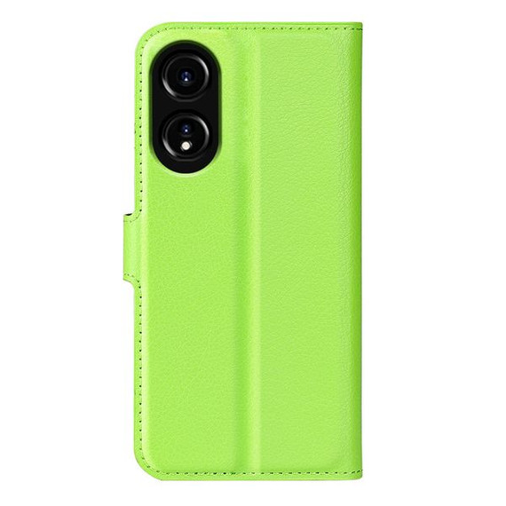 Oppo A58 4G      Pu Wallet Case    [Green]