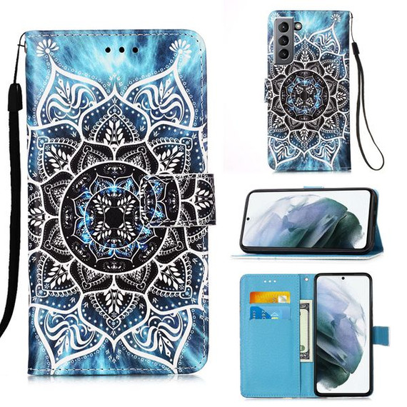 Samsung Galaxy S21      Designer PU Case      Mandala