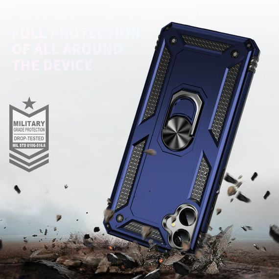 Samsung Galaxy A05      Military Armour Ring Case    Navy
