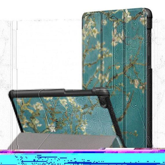 Lenovo Tab E7 TB-7104 Designer Tri-Fold Case PlumTree