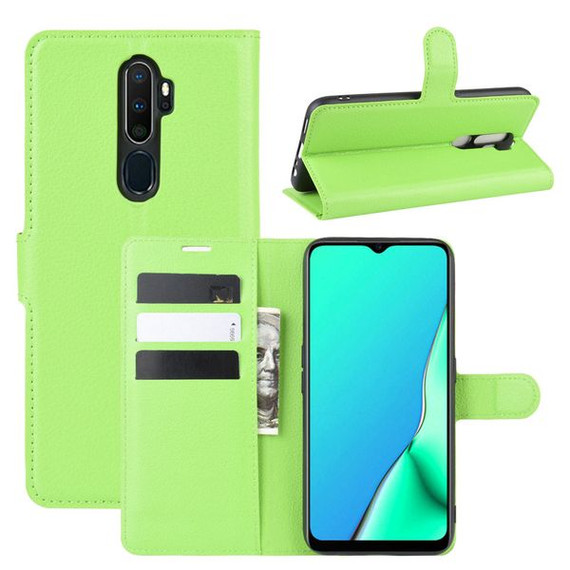 Oppo A5 2020/A9 2020      Pu Wallet Case    [Green]