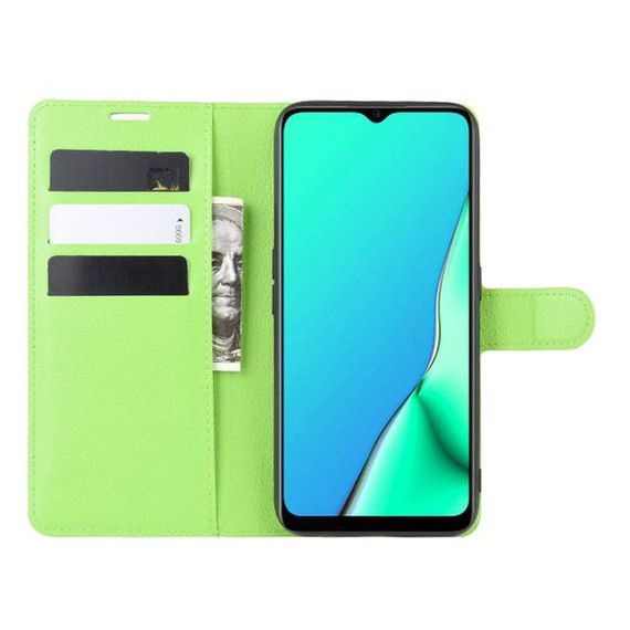 Oppo A5 2020/A9 2020      Pu Wallet Case    [Green]