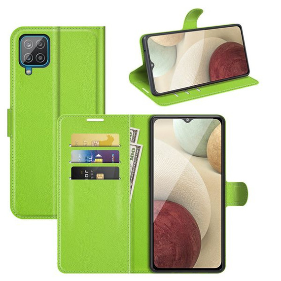 Galaxy M32 4G      Pu Wallet Case    [Green]
