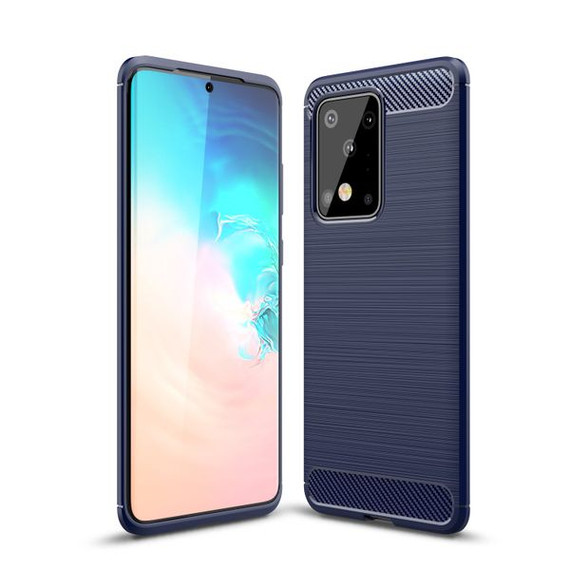 Samsung Galaxy S20 Ultra      Carbon Fibre Case    Navy