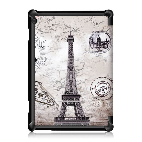 Lenovo Tab M10 TB-X605F Designer Tri-Fold Case EiffelTower