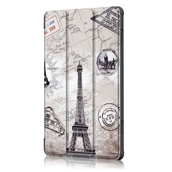 Lenovo Tab M10 TB-X605F Designer Tri-Fold Case EiffelTower