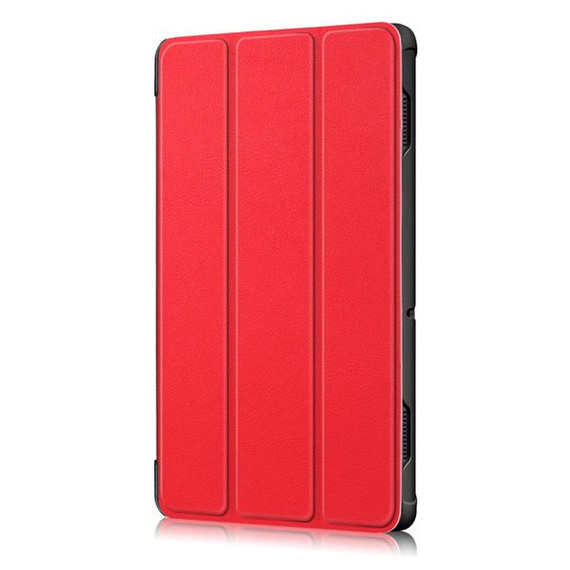 Lenovo Tab E10 TB-X104F Tri-Fold PU Case Red Lenovo Tab E10 TB-X104F Tri-Fold PU Case Red