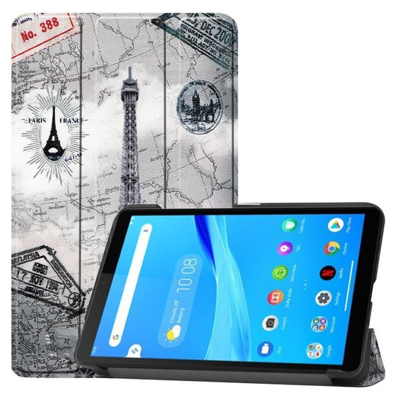 Lenovo Tab M7 (3rd Gen) TB-7306F Designer Tri-Fold Case EiffelTower