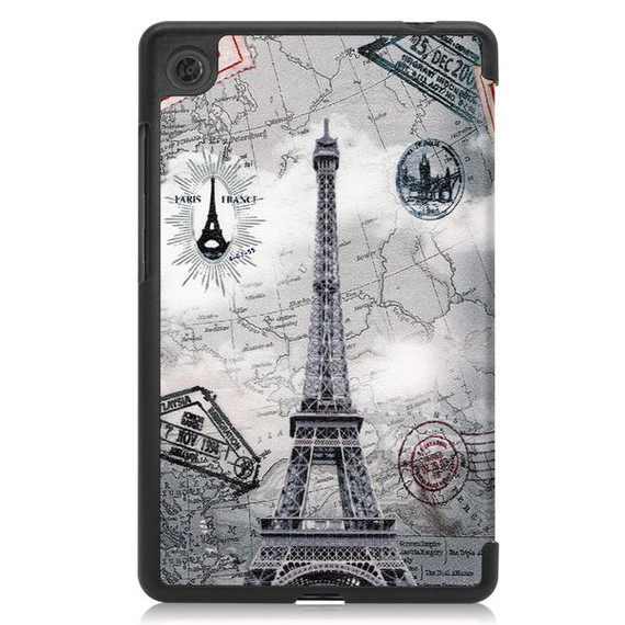 Lenovo Tab M7 (3rd Gen) TB-7306F Designer Tri-Fold Case EiffelTower