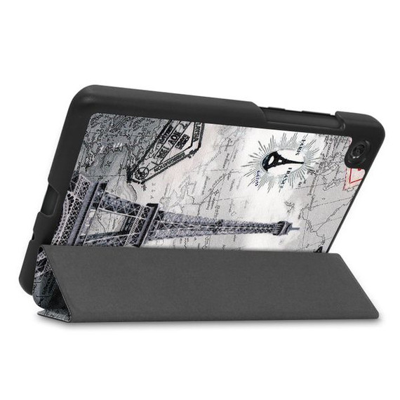 Lenovo Tab M7 (3rd Gen) TB-7306F Designer Tri-Fold Case EiffelTower