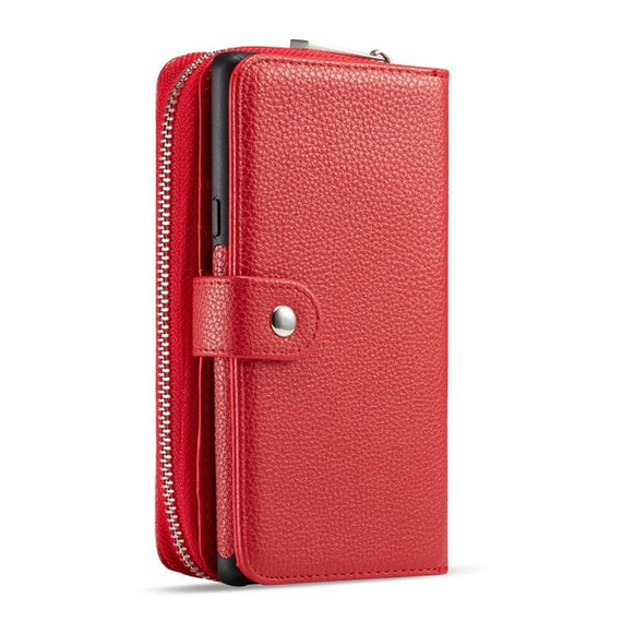 Samsung Galaxy Note 9      Zipper Wallet Case    Red