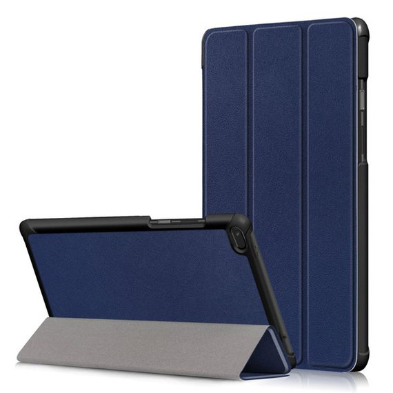 Lenovo Tab E8 TB-8304 Tri-Fold PU Case Dark Blue