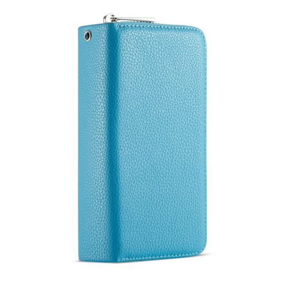 Samsung Galaxy S10E Zipper Wallet Case LightBlue Samsung Galaxy S10E Zipper Wallet Case LightBlue