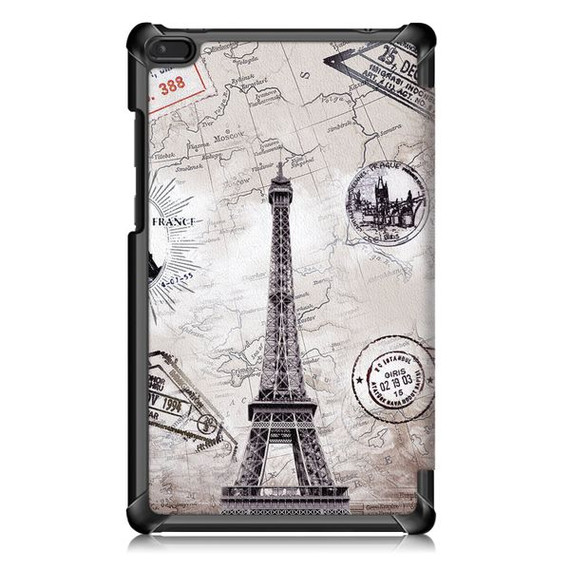 Lenovo Tab E8 TB-8304 Designer Tri-Fold Case EiffelTower