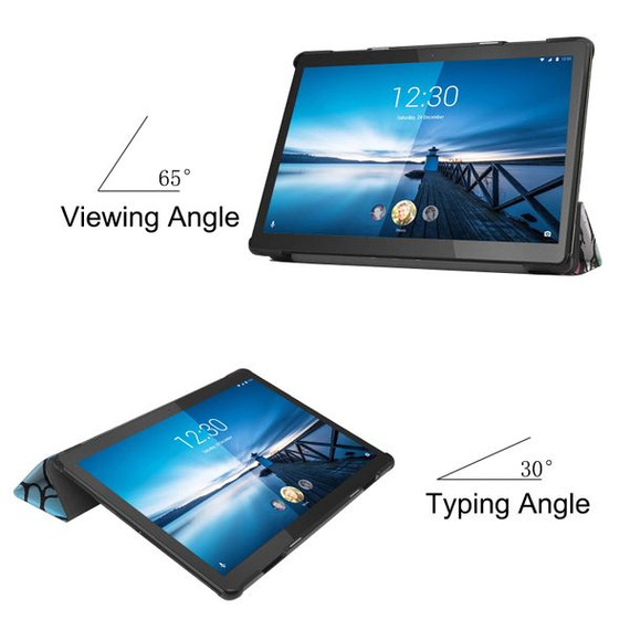 Lenovo Tab M10 FHD Rel TB-X605LC Designer Tri-Fold Case Graffiti