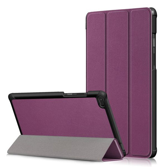 Lenovo Tab E8 TB-8304 Tri-Fold PU Case Purple