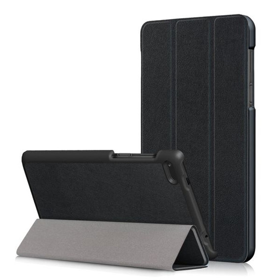 Lenovo Tab 7 Essential TB-7304F Tri-Fold PU Case Black Lenovo Tab 7 Essential TB-7304F Tri-Fold PU Case Black