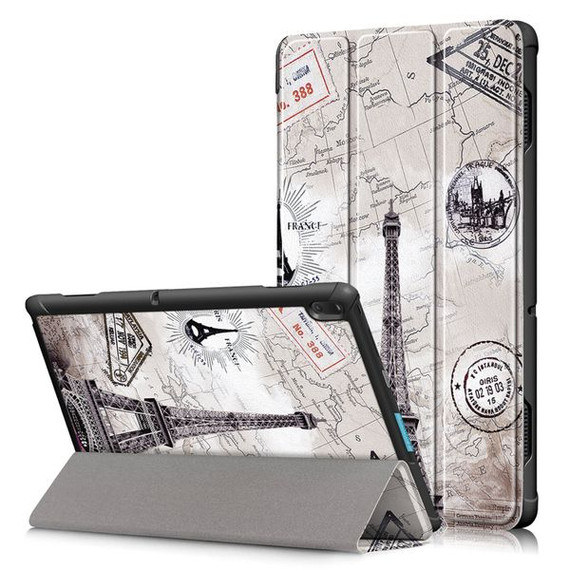 Lenovo Tab E10 TB-X104F Designer Tri-Fold Case EiffelTower
