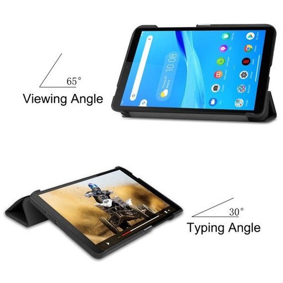 Lenovo Tab M7 TB-7305F Tri-Fold PU Case Black Lenovo Tab M7 TB-7305F Tri-Fold PU Case Black
