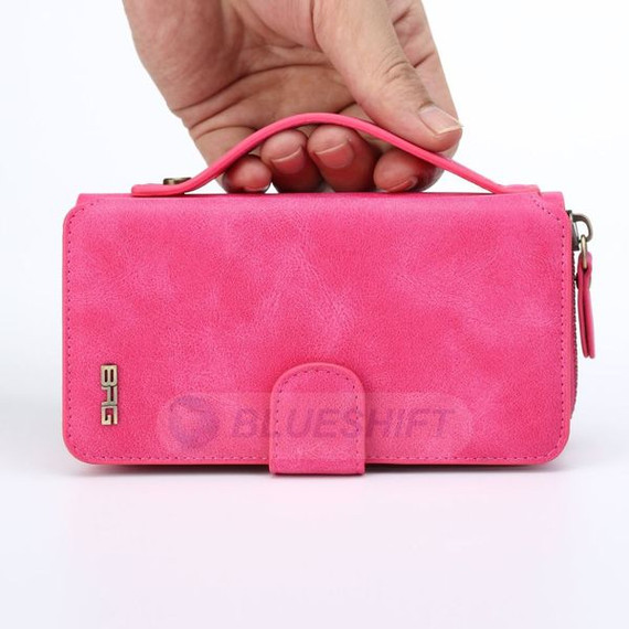 Samsung Galaxy Note 5      Deluxe Zipper Case    Rose