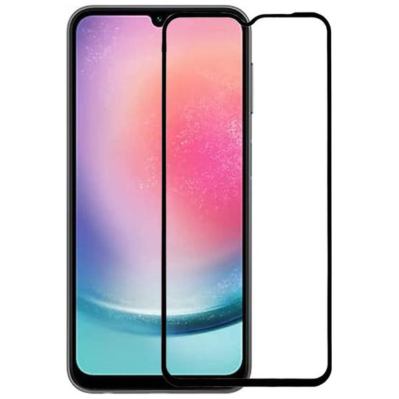 Samsung Galaxy A24 4G Tempered Glass Screen Protector Black Samsung Galaxy A24 4G Tempered Glass Screen Protector Black