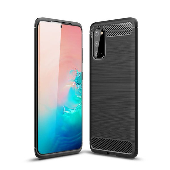 Samsung Galaxy S20 Carbon Fibre Case Black Samsung Galaxy S20 Carbon Fibre Case Black