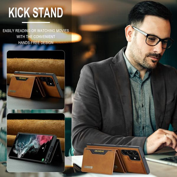 Samsung Galaxy S23 Ultra      Magnetic Wallet    Brown