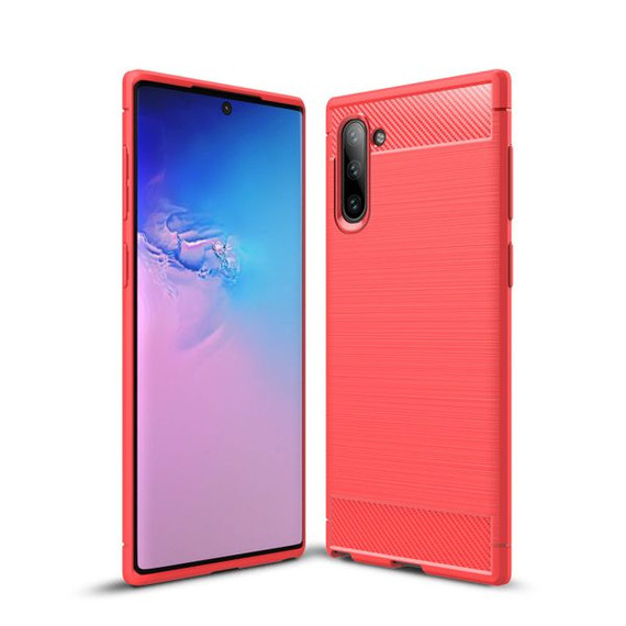 Samsung Galaxy Note 10 Carbon Fibre Case Red Samsung Galaxy Note 10 Carbon Fibre Case Red
