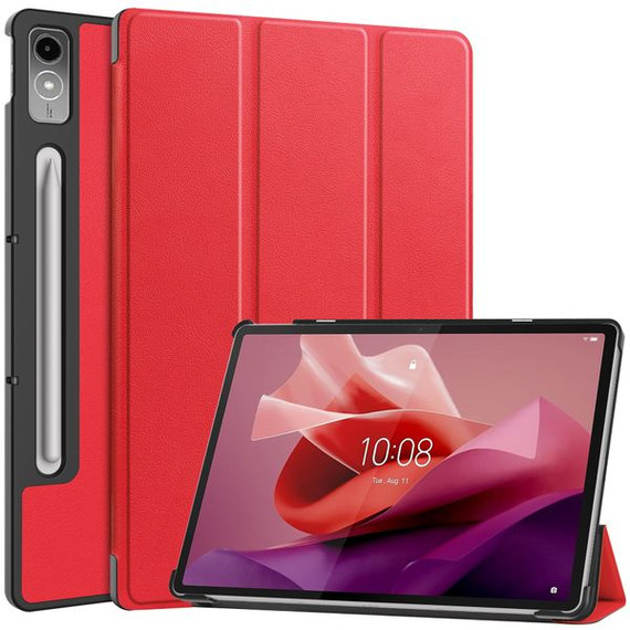 Lenovo Tab P12 TB370 Tri-Fold PU Case Red