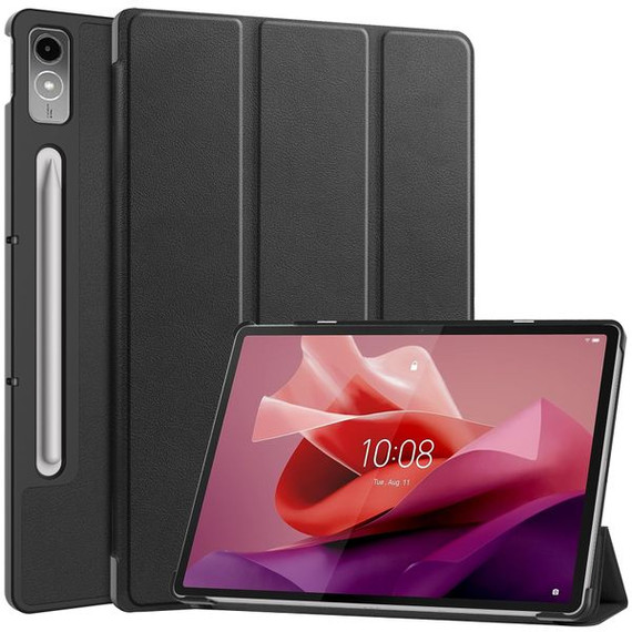 Lenovo Tab P12 TB370 Tri-Fold PU Case Black Lenovo Tab P12 TB370 Tri-Fold PU Case Black