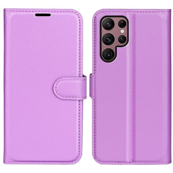 Galaxy S23 Ultra      Pu Wallet Case    [Purple]
