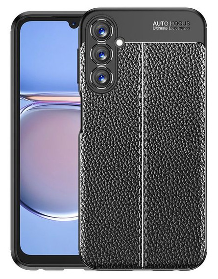 Samsung Galaxy A05s      Leather Texture Case    Black