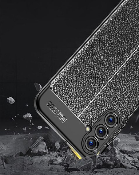 Samsung Galaxy A05s      Leather Texture Case    Black