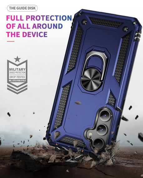 Samsung Galaxy S23 FE Military Armour Ring Case Navy Samsung Galaxy S23 FE Military Armour Ring Case Navy