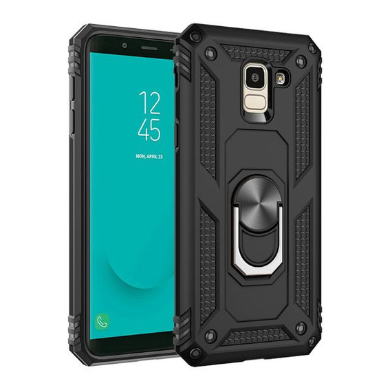 Samsung Galaxy J6      Military Armour Case    Black
