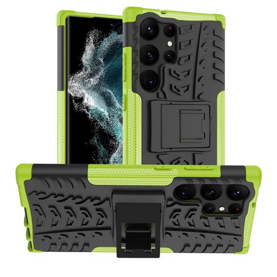 Samsung Galaxy S23 Ultra      Heavy Duty Case    Green