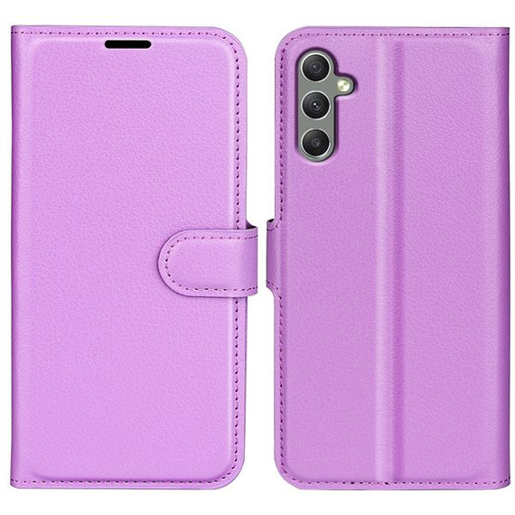 Galaxy A24 4G      Pu Wallet Case    [Purple]