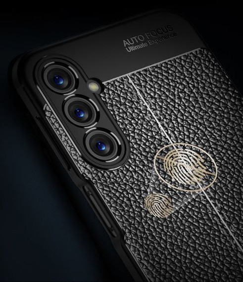 Samsung Galaxy A24 4G      Leather Texture Case    Navy